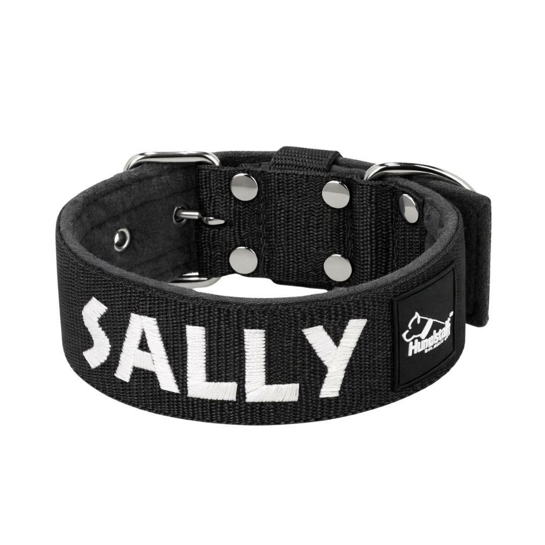 Dog collar with name