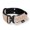 Extreme Buckle Beige - Collar fuerte y seguro