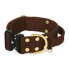 Hebilla Extreme Marrón Oscuro Dorado - Collar fuerte y seguro