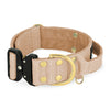 Extreme Buckle Beige Dorado - Collar fuerte y seguro