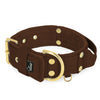 Grip Golden Dark Brown - Cuello ancho acolchado con asa