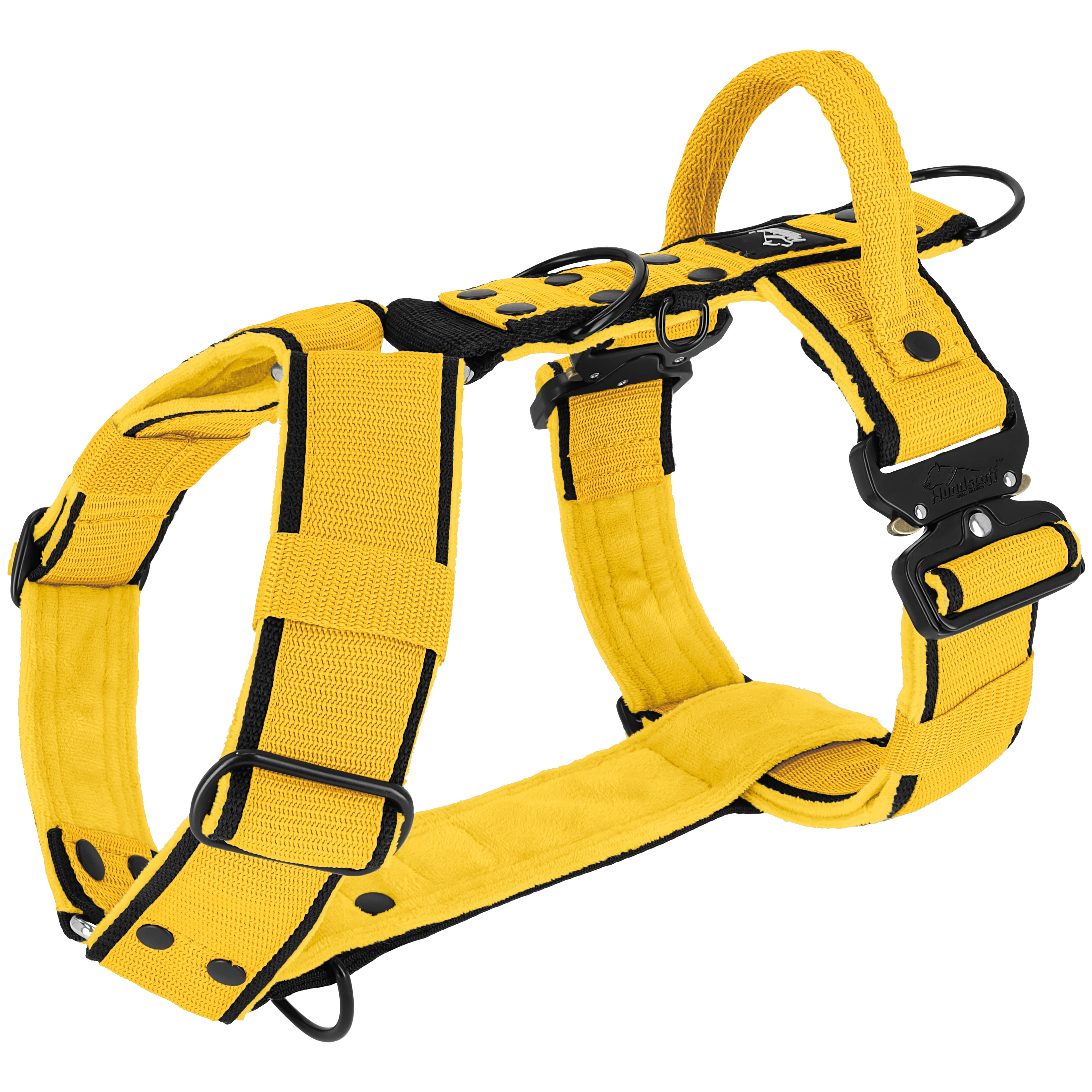 Easy Walk Extreme Black Edition Yellow - Harness with quick buckle