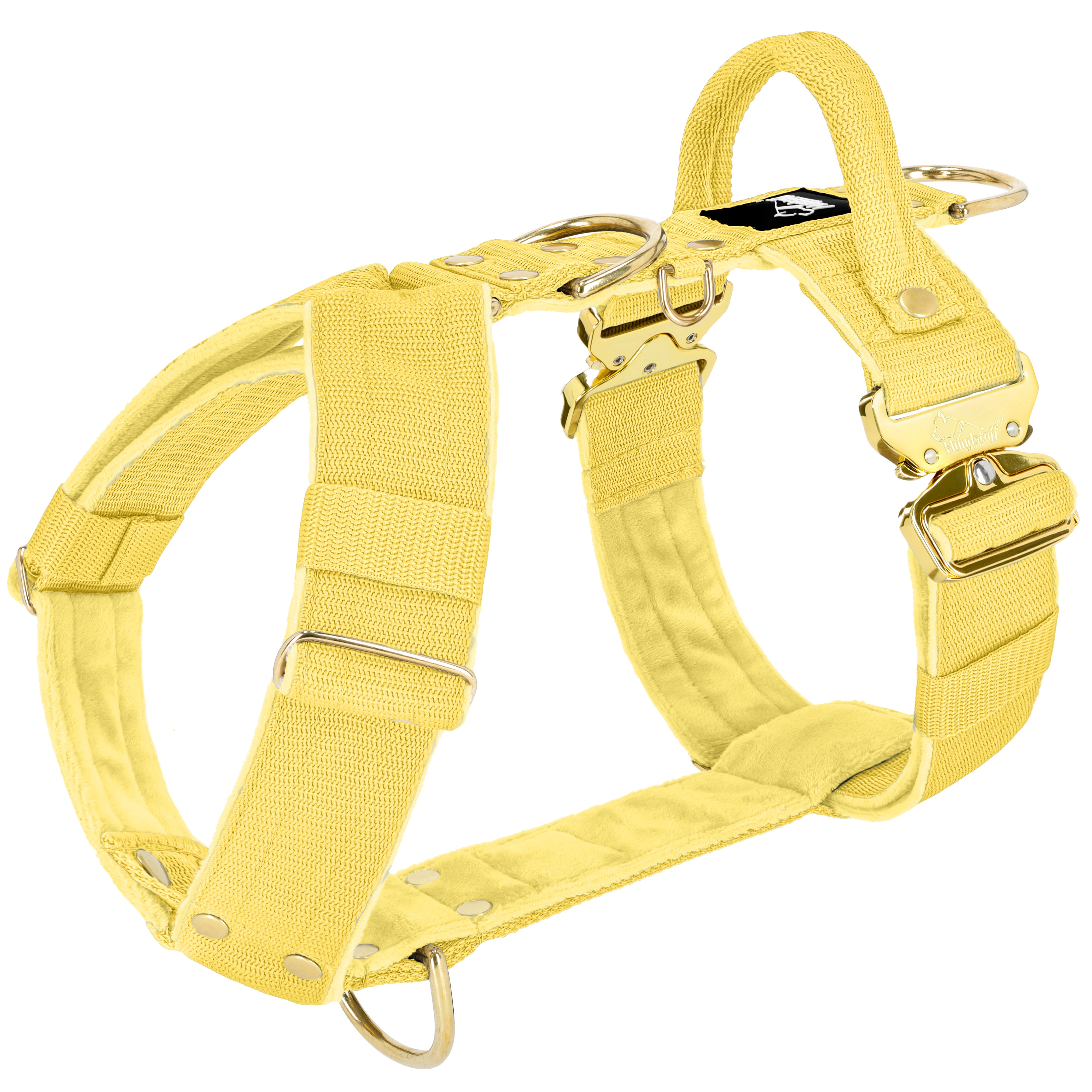 Easy Walk Extreme Gold Buckle Gold Yellow - Harness with quick release buckle