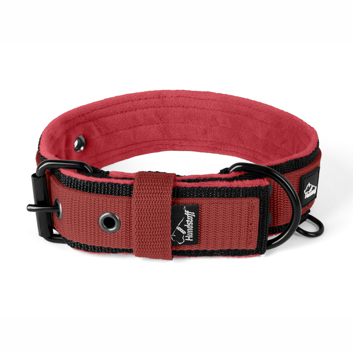 Active Komfort Black Edition Red - Brede duurzame halsketting met gesp