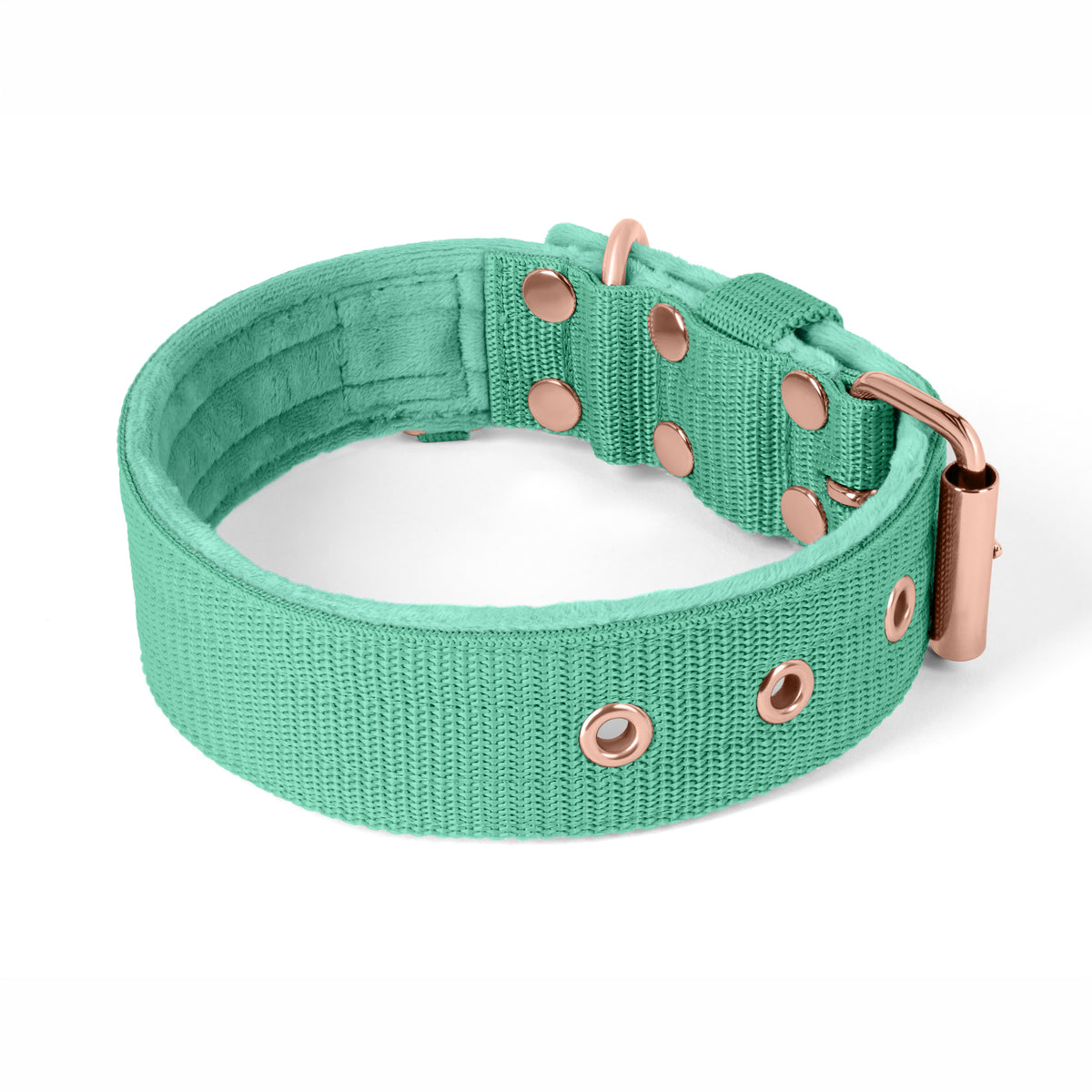 Active Komfort Rose Edition Pastel Green - Brede duurzame halsketting met gesp