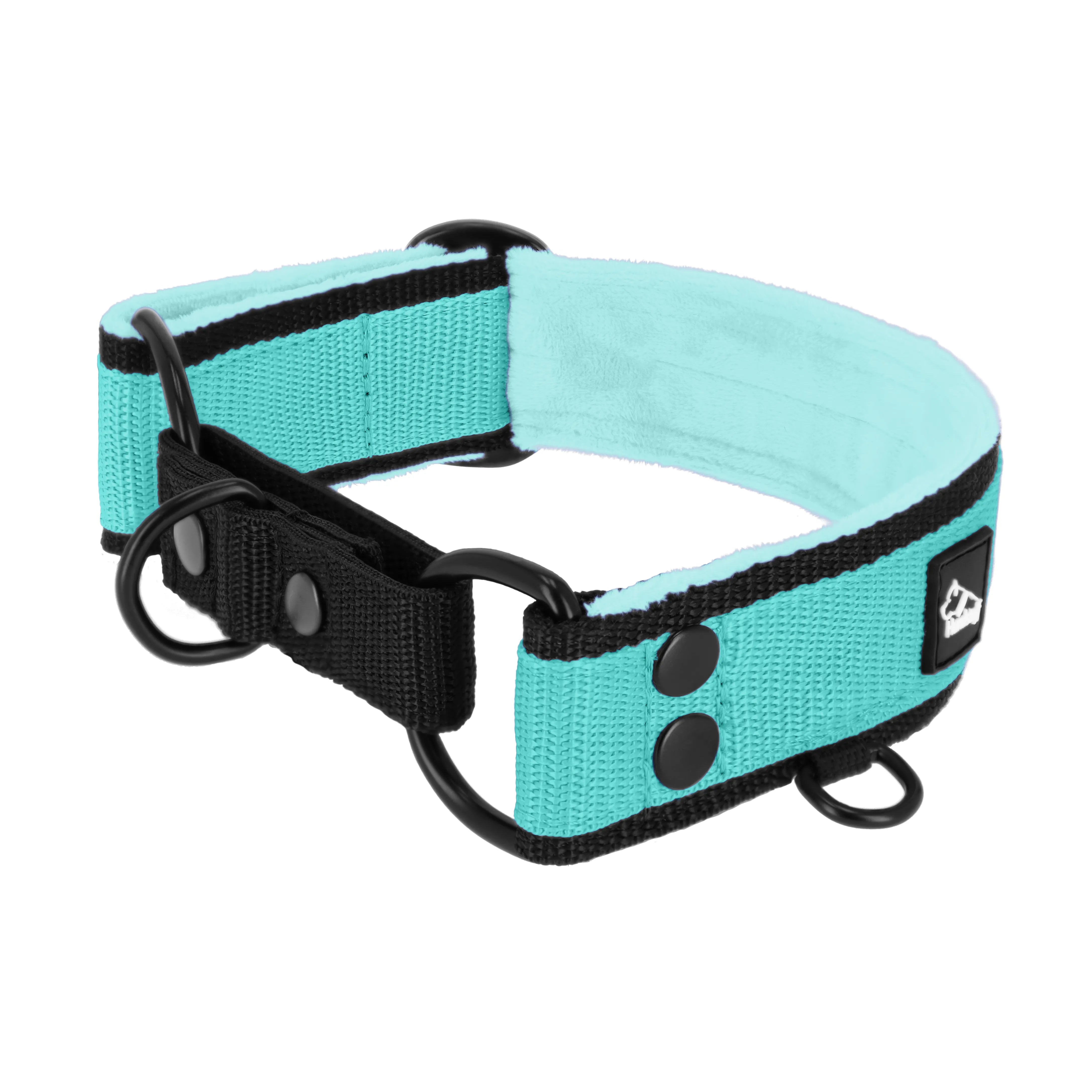 Martingale Black Edition Mint - Wide lined collar half choke