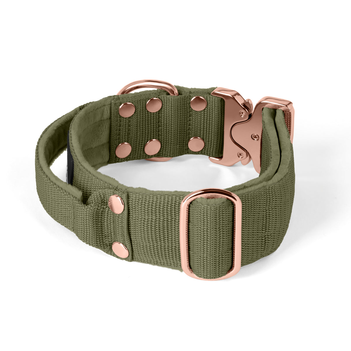 Extreme Rose Buckle Grey - Strong and secure collar
