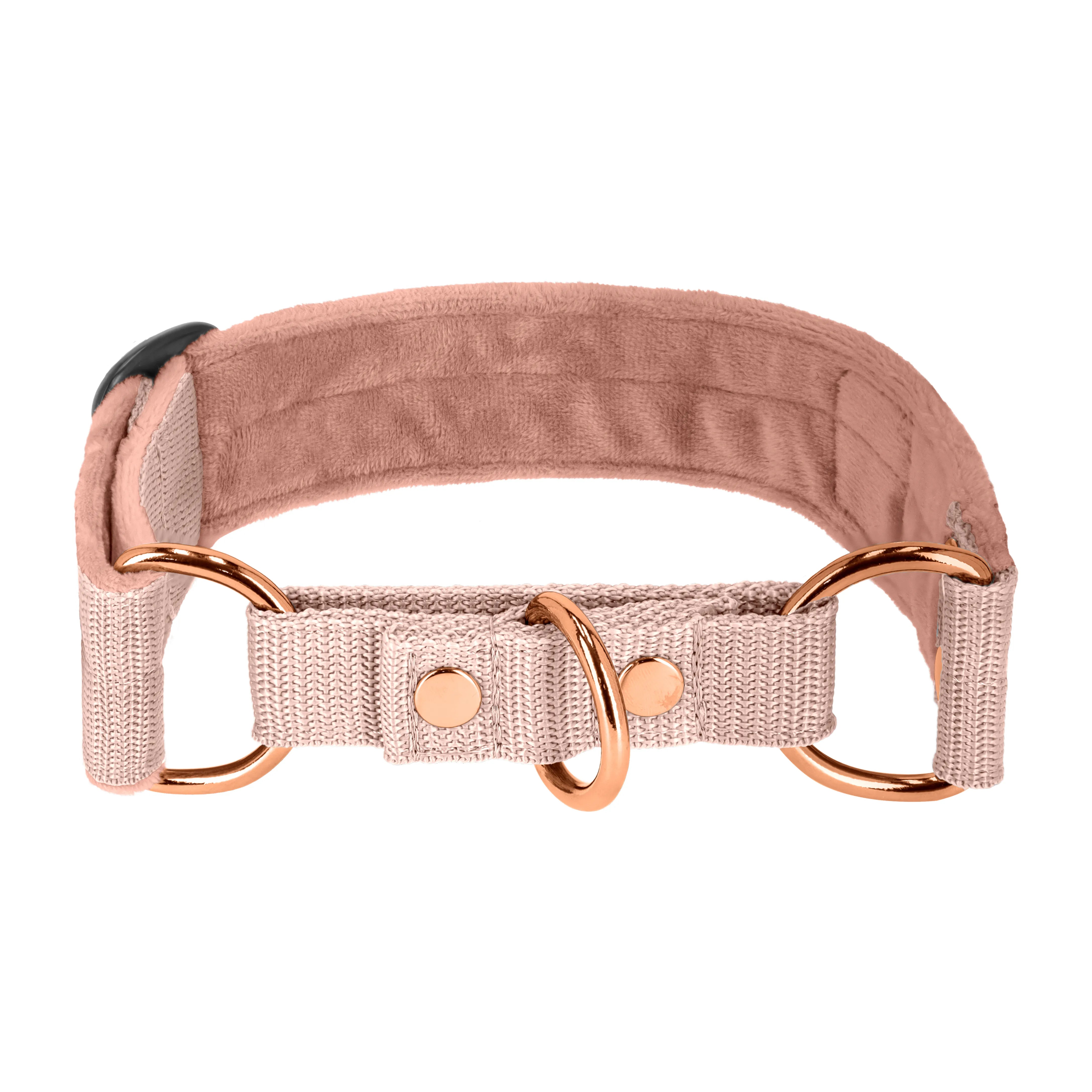 Martingale Rose Edition Pastel Beige - Collar forrado doblado medio planchado