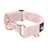 Martingale Rose Edition Pastel Pink - Wide lined half choker collar