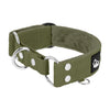 Martingale Khaki - Wide lined half choke collar