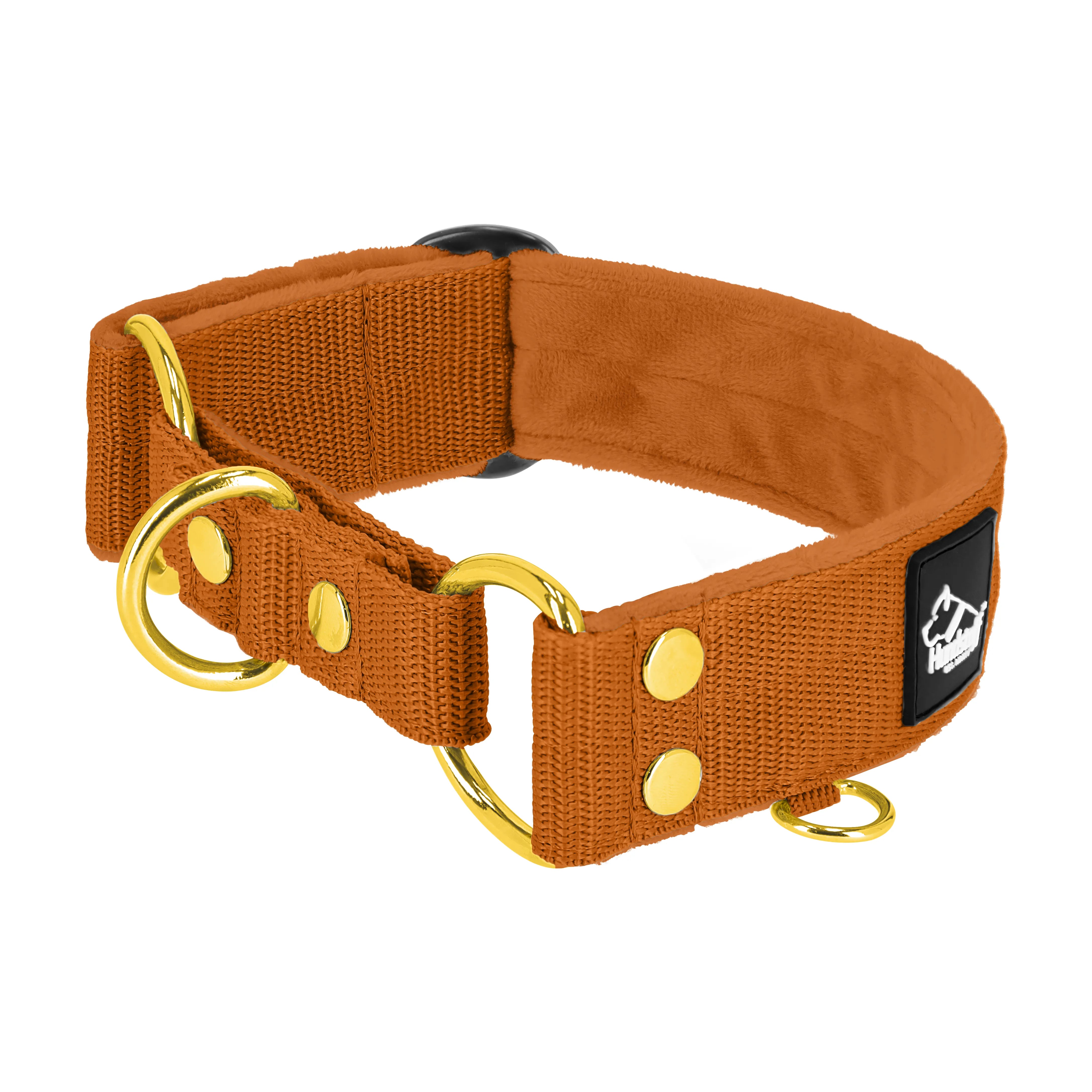 Martingala Golden Burned Orange - Cuello doblado forrado medio planchado