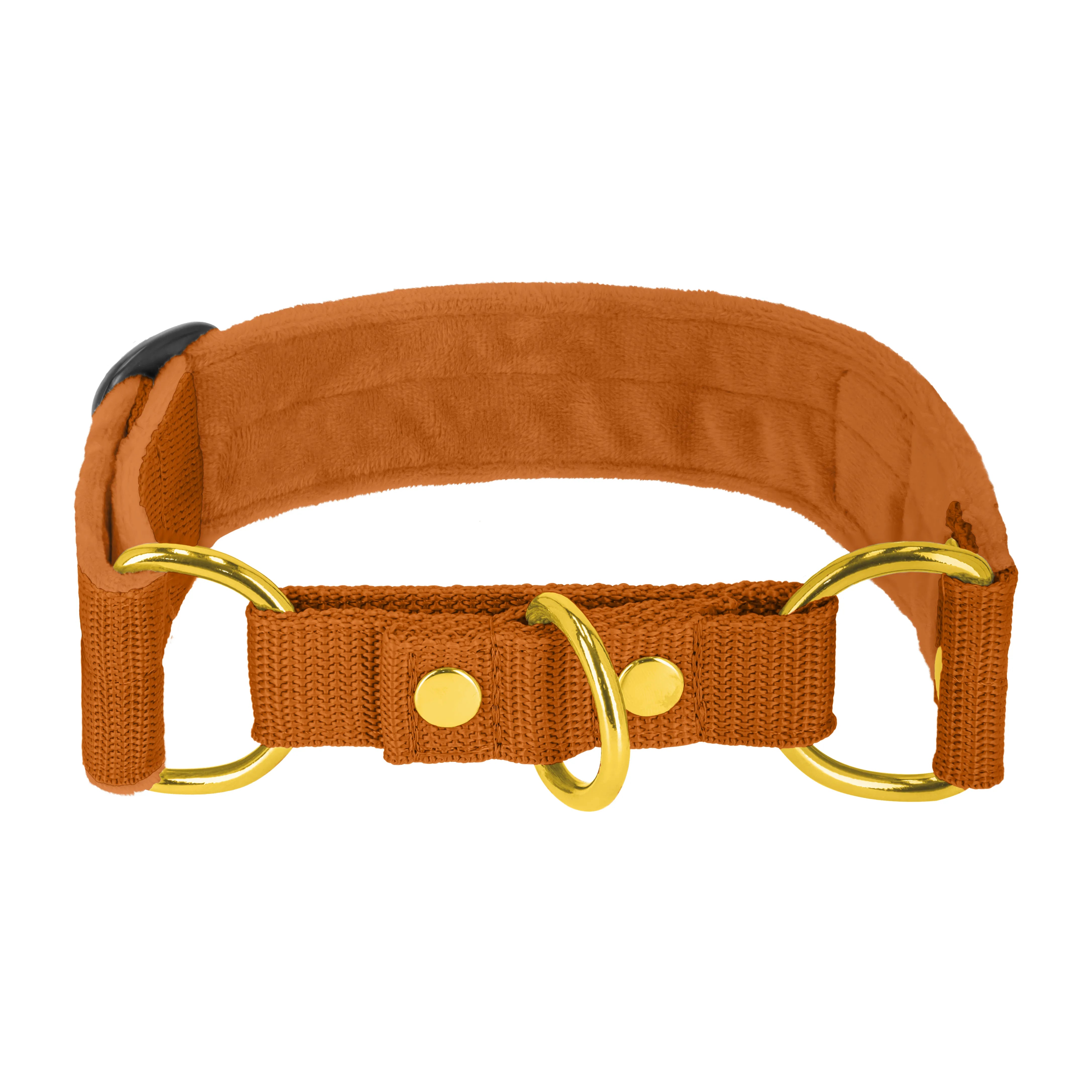 Martingala Golden Burned Orange - Cuello doblado forrado medio planchado