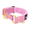 Martingale Golden Candy Pink - Wide lined half choker collar