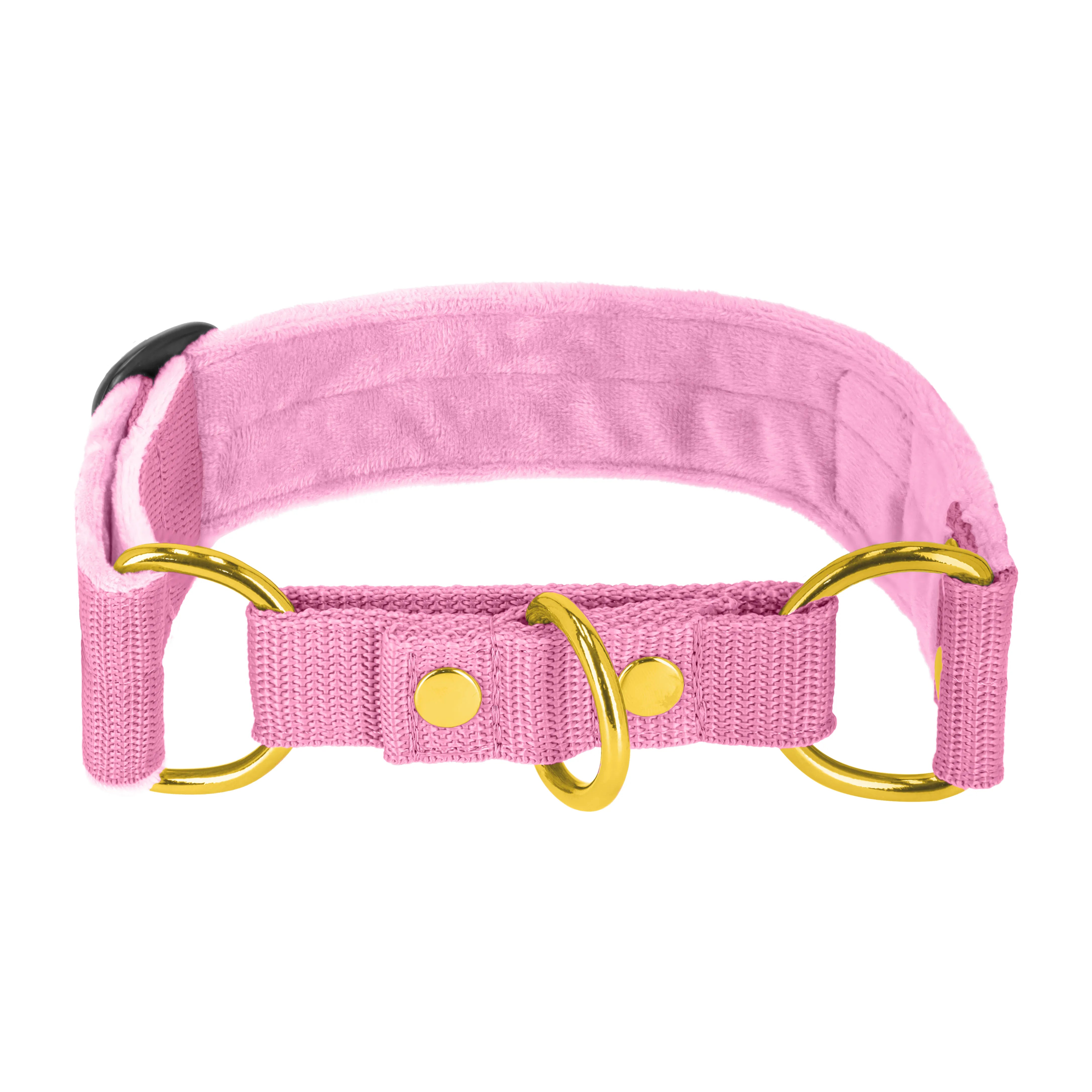 Martingala Golden Candy Rosa - Cuello doblado forrado medio planchado