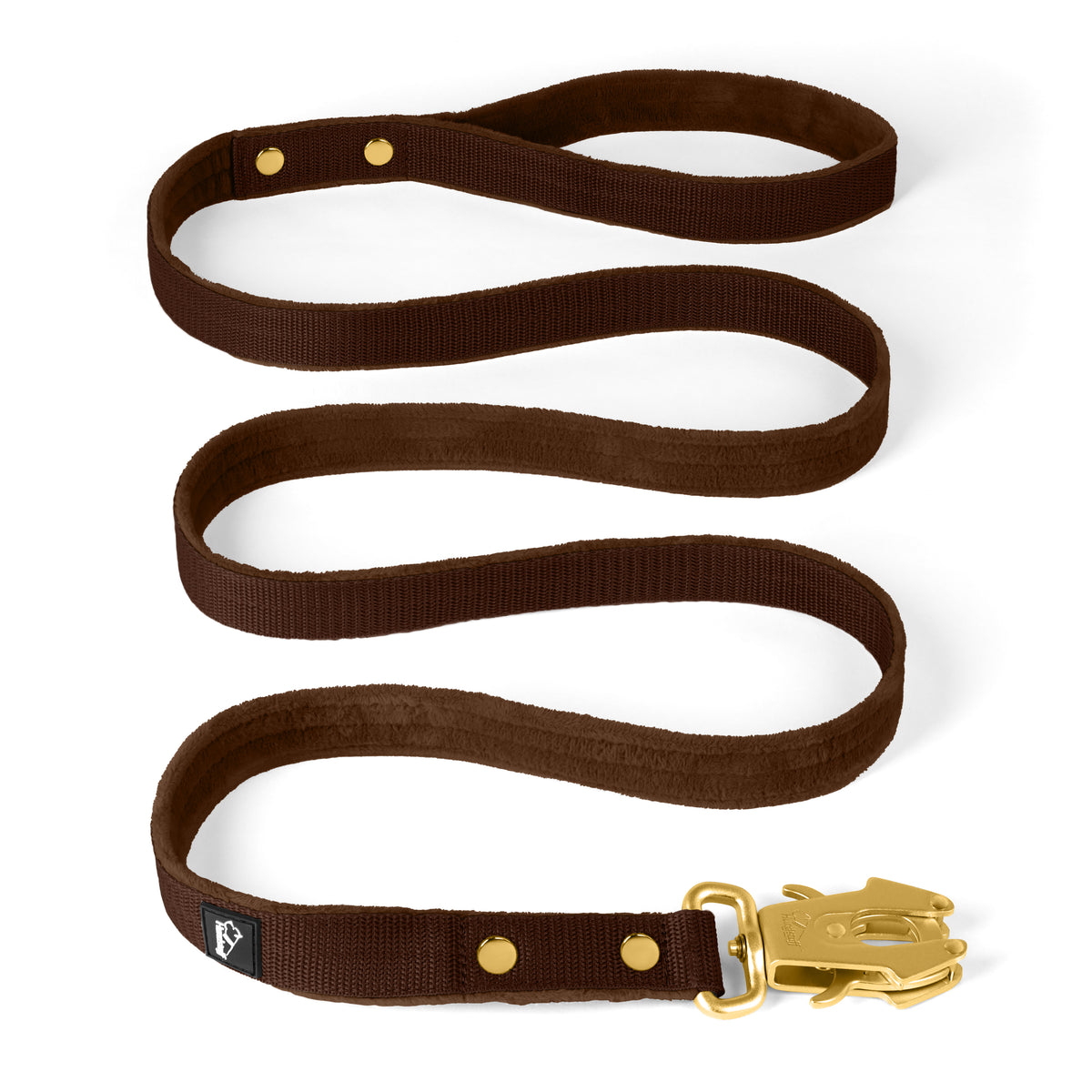 Guinzaglio da passeggio Golden Dark Brown - Guinzaglio in nylon sicuro di diverse lunghezze