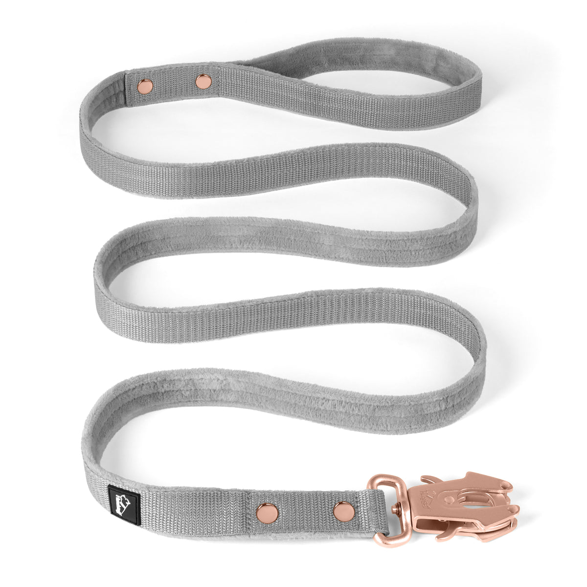 Walk Leash Rose Edition Grey - Veilige nylon riem in verschillende lengtes