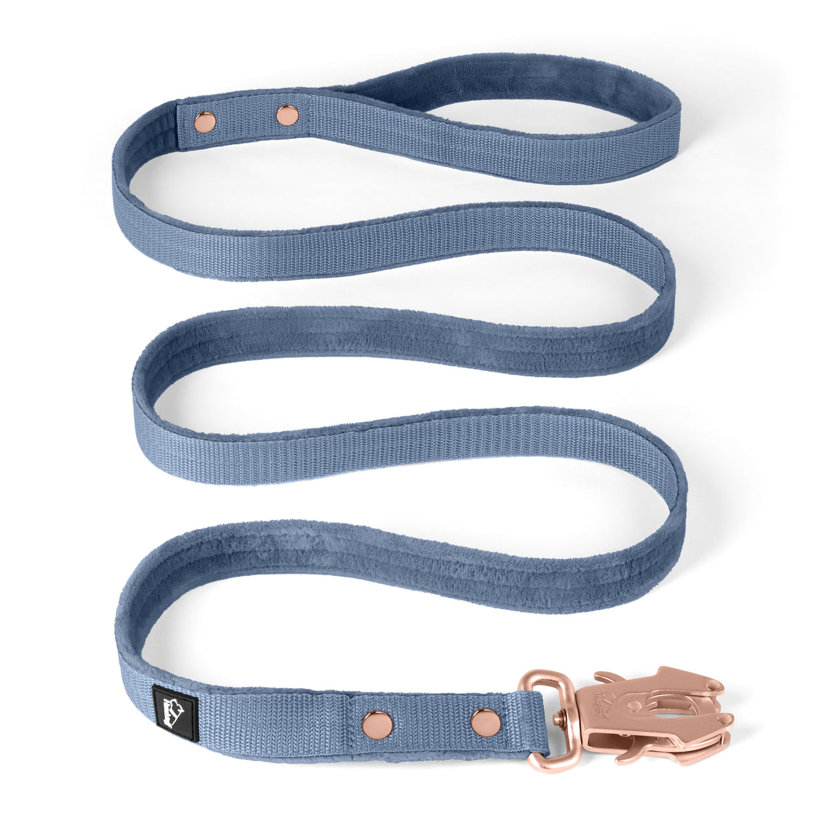 Walk Leash Rose Edition Pastel Blue - Guinzaglio in nylon sicuro di diverse lunghezze
