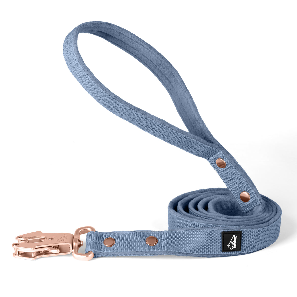 Walk Leash Rose Edition Pastel Blue - Guinzaglio in nylon sicuro di diverse lunghezze