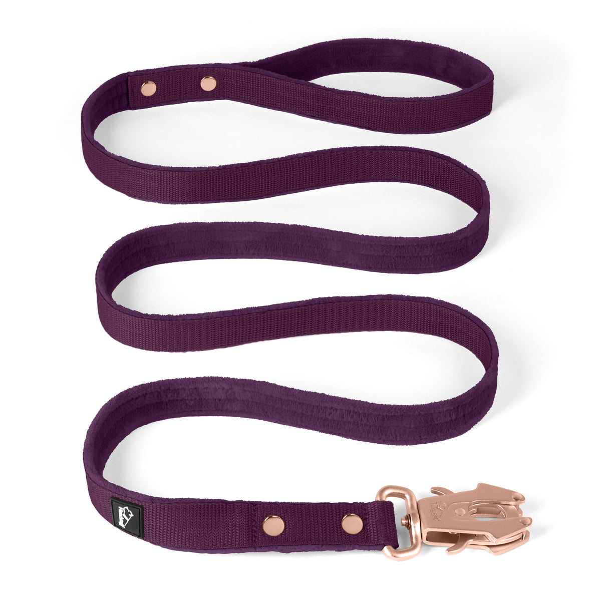 Walk Leash Rose Edition Plum - Safe nylon leash in various lengths