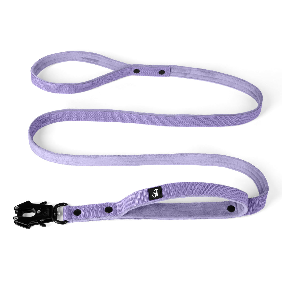 Hundstaff Guard Leash Black Edition Baby Purple