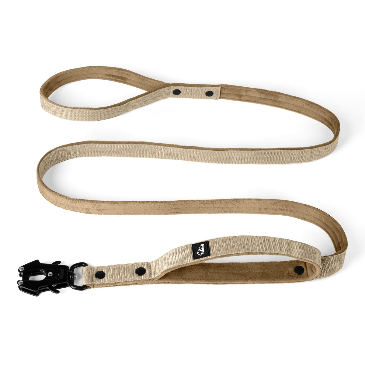 Hundstaff Guard Leash Black Edition Beige