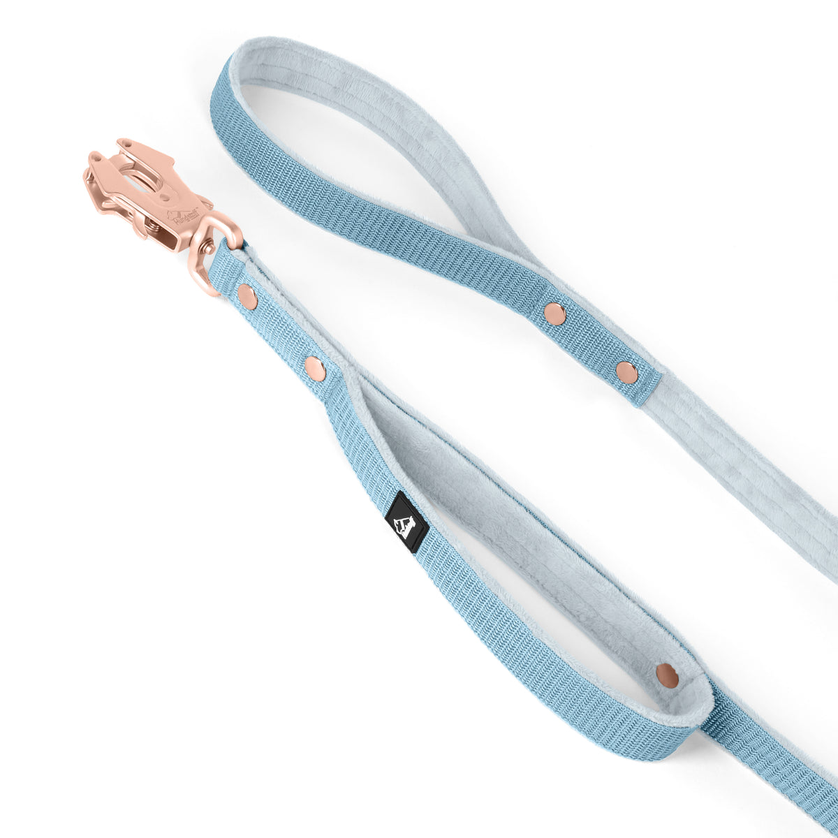 Guard Leash Rose Edition Pastel Blue - Guard leash with extra handle