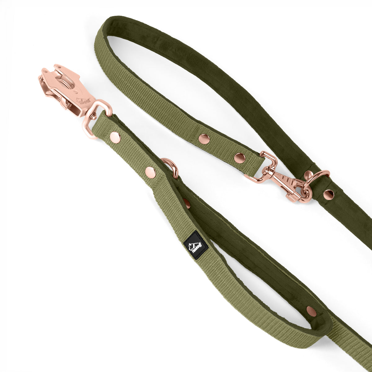 Multi Guard Leash Rose Edition Olive Green - Multi guard leash