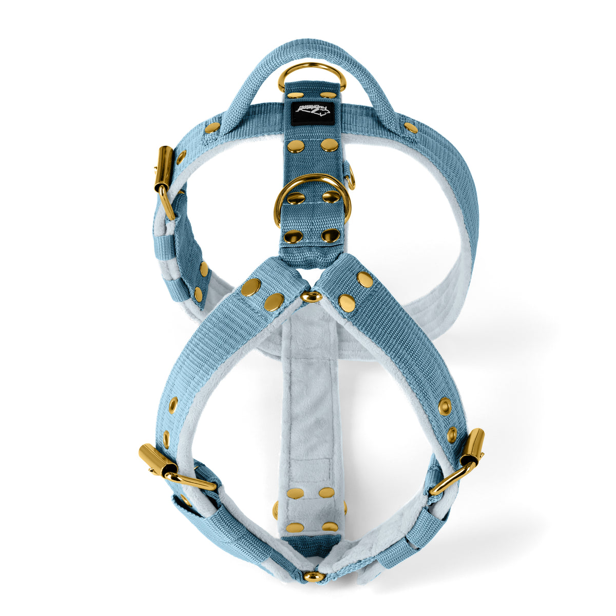 Easy Walk Golden Baby Blue - Imbracatura con maniglia