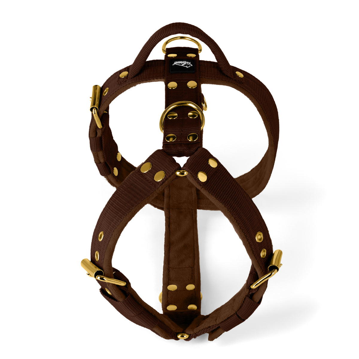 Easy Walk Golden Dark Brown - Harness with handle