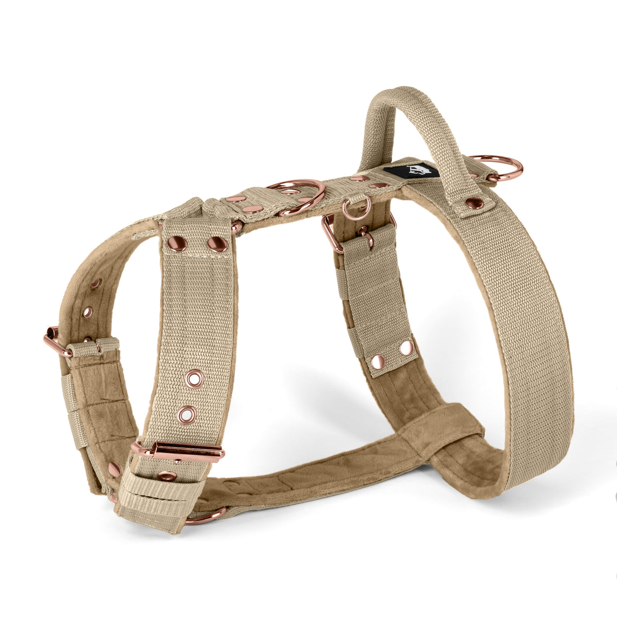 Easy Walk Rose Edition Plum - Harness with handle