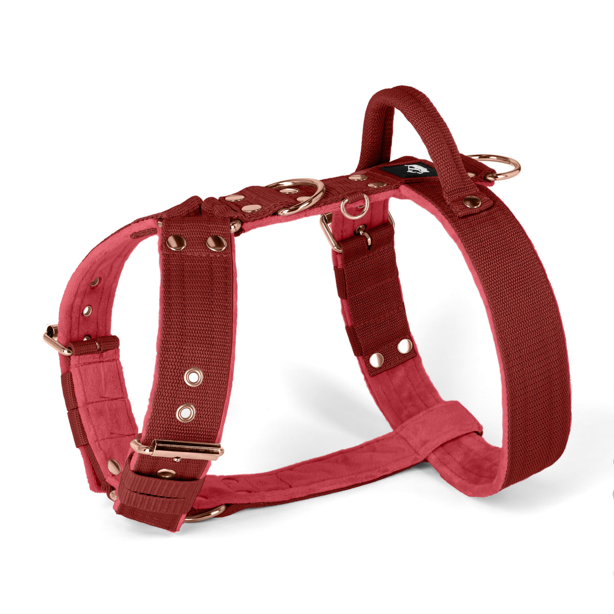 Easy Walk Rose Edition Plum - Harness with handle