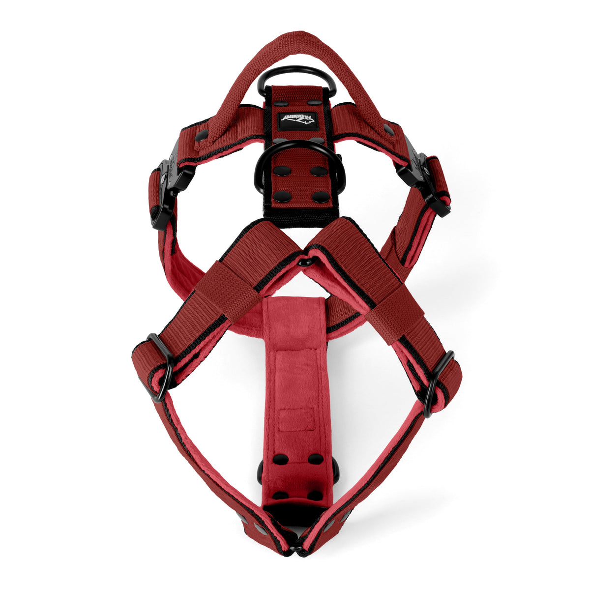 Hundstaff Easy Walk Extreme Black Edition Raspberry Red
