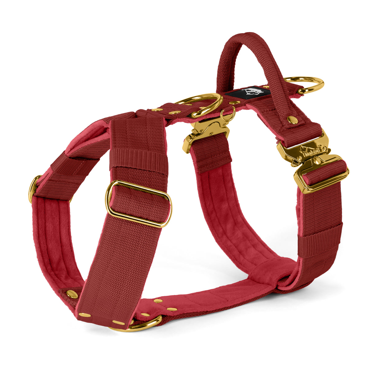 Easy Walk Extreme Gold Buckle Raspberry Red - Imbragatura con fibbia a sgancio rapido
