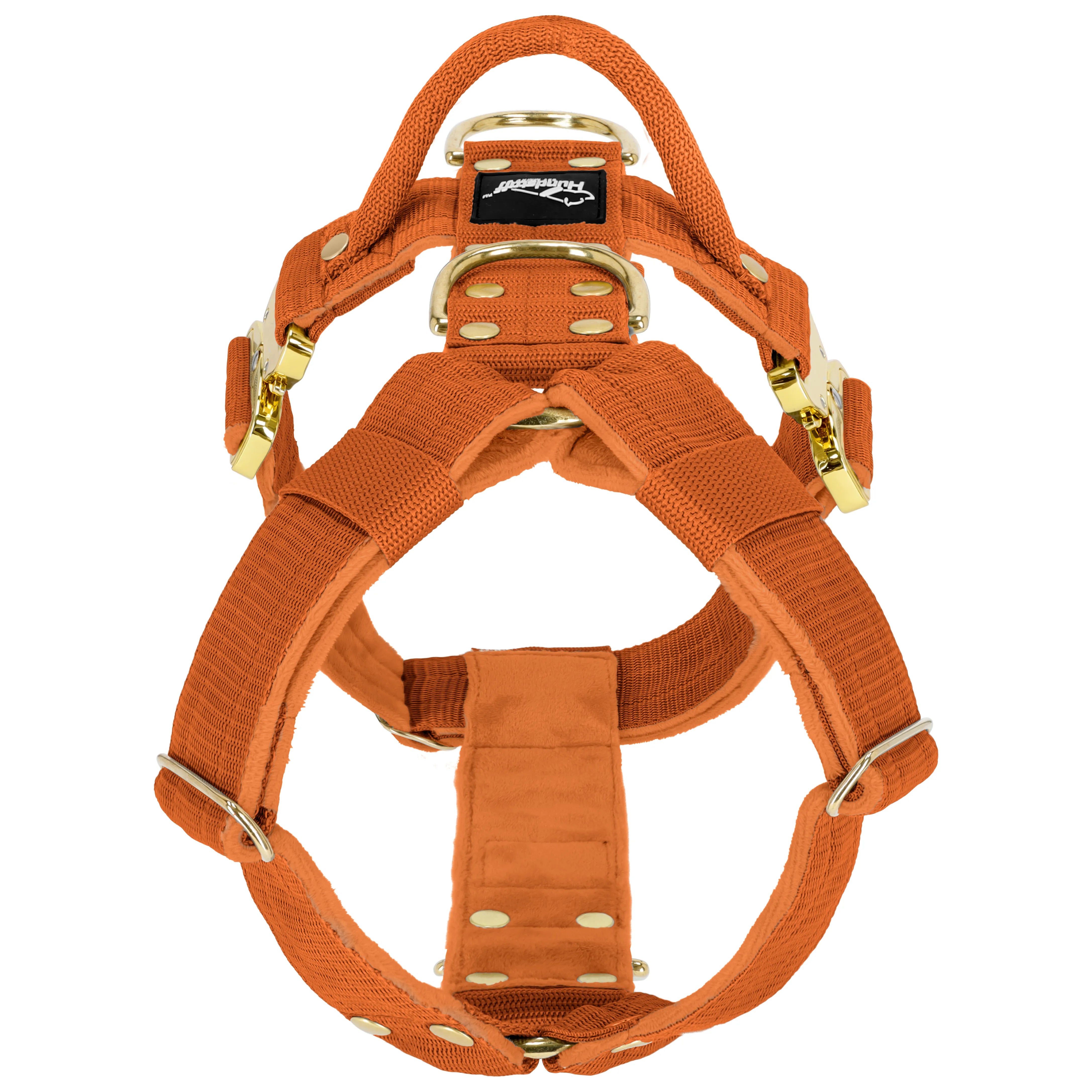 Easy Walk Extreme Gold Buckle Burnt Orange - Harness with quick release buckle