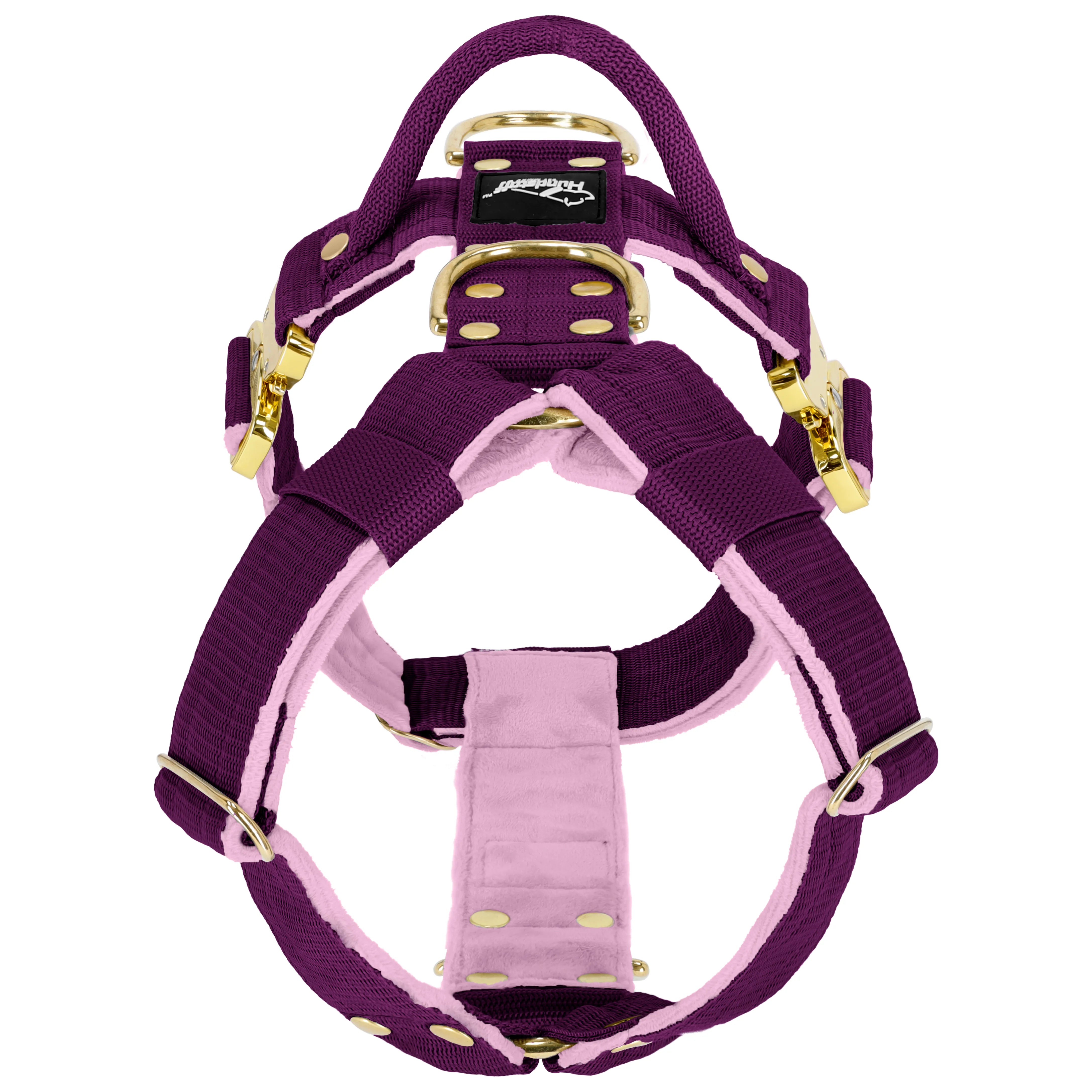 Easy Walk Extreme Gold Buckle Plum - Harness with quick buckle