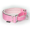 Martingale Baby Pink - Wide lined half choker collar