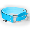 Martingale Ocean Blue - Wide lined half choke collar