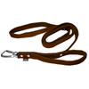 Guard Leash Dark Brown - Guard leash with extra handle