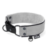 Martingale Black Edition Grey - Wide lined collar half choke