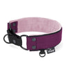 Martingale Black Edition Plum - Wide lined half choke collar