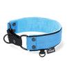 Martingale Black Edition Ocean Blue - Wide lined half choke collar