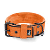 Active Comfort Black Edition Orange - Wide durable necklace with buckle