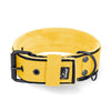 Active Comfort Black Edition Yellow - Wide durable necklace with buckle