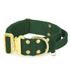 Extreme Gold Buckle Forest Green - Strong and secure necklace