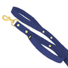 Guard Leash Golden Edition Navy Blue - Guard leash with extra handle