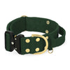 Extreme Buckle Golden Forest Green - Strong and secure collar