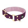 Martingale Golden Plum - Wide lined half choke collar