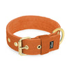 Active Golden Burnt Orange - Wide durable necklace with buckle