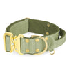 Extreme Gold Buckle Olive Green - Strong and secure necklace