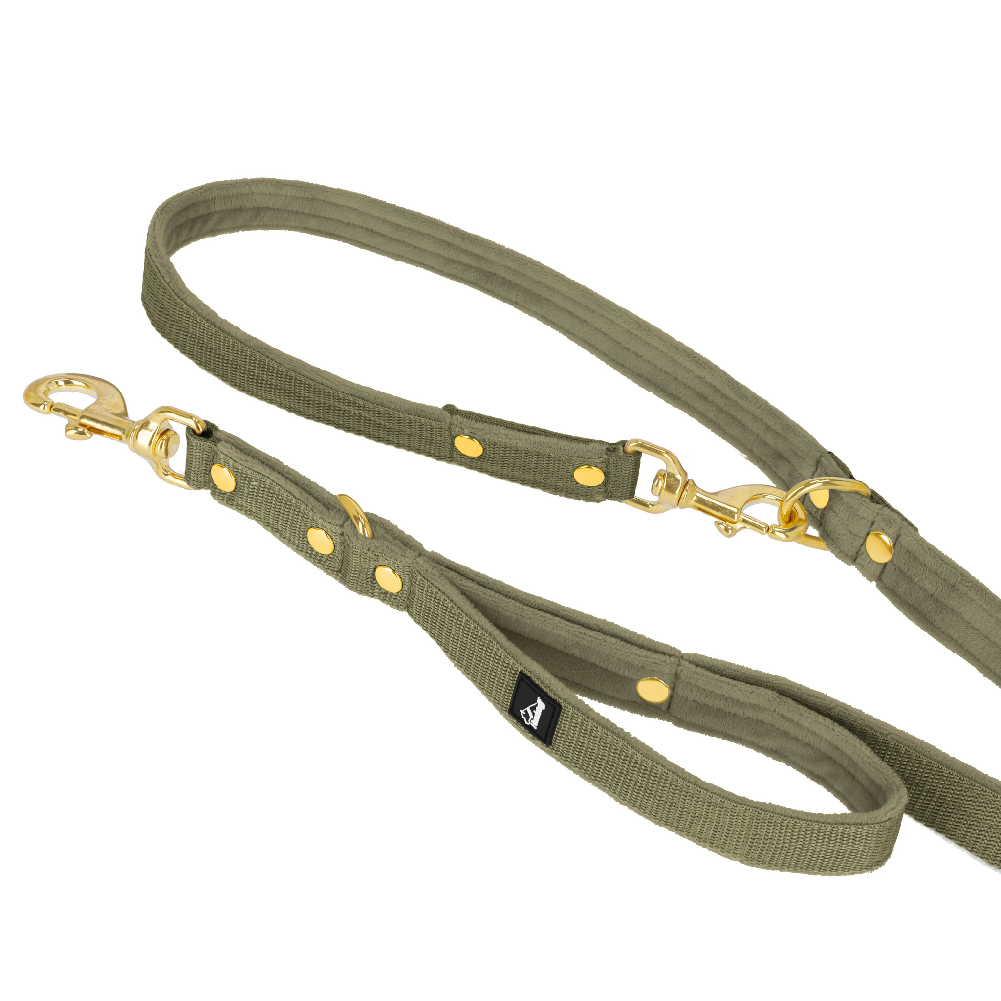 multi guard leash golden khaki